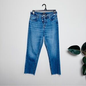 BDG Urban Outfitters Slim Straight button fly raw hem jeans